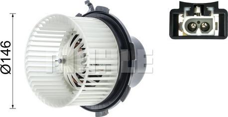 MAHLE AB 89 000P - Interior Blower car-mod.net