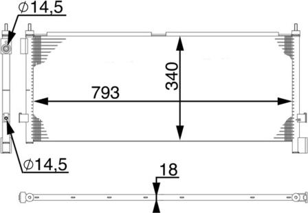 MAHLE AC 532 000S - Condenser, air conditioning car-mod.net
