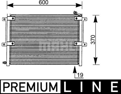 MAHLE AC 171 000P - Condenser, air conditioning car-mod.net
