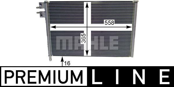 MAHLE AC 298 000P - Condenser, air conditioning car-mod.net