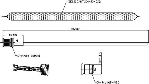 MAHLE AD 89 000S - Dryer, air conditioning car-mod.net