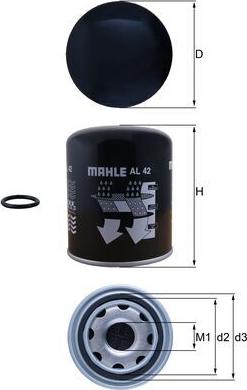MAHLE AL 42 - Air Dryer Cartridge, compressed-air system car-mod.net