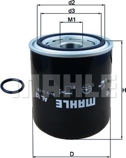 MAHLE AL12. - Air Dryer Cartridge, compressed-air system car-mod.net