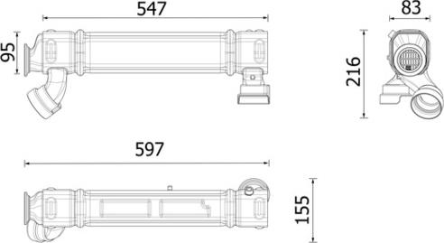 MAHLE CE 52 000P - Cooler, exhaust gas recirculation car-mod.net