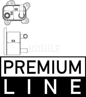 MAHLE CLC 183 000P - Oil Cooler, automatic transmission car-mod.net
