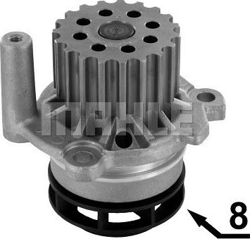 MAHLE CP 587 000S - Water Pump car-mod.net
