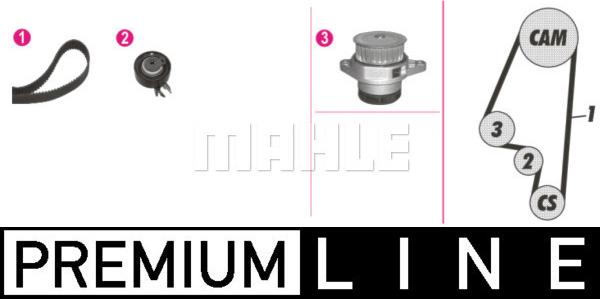 MAHLE CPK 5 000P - Water Pump & Timing Belt Set car-mod.net