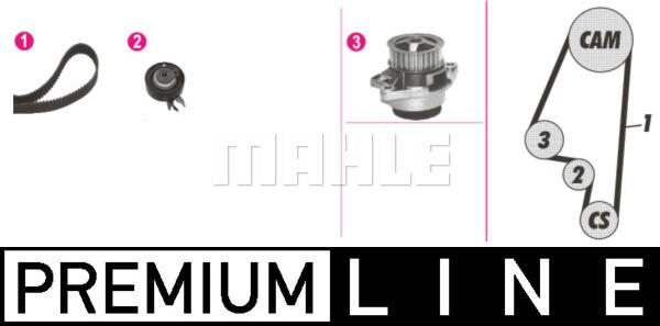 MAHLE CPK 63 000P - Water Pump & Timing Belt Set car-mod.net