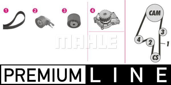 MAHLE CPK 105 000P - Water Pump & Timing Belt Set car-mod.net