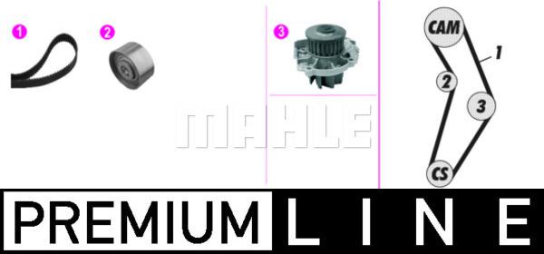 MAHLE CPK 133 000P - Water Pump & Timing Belt Set car-mod.net