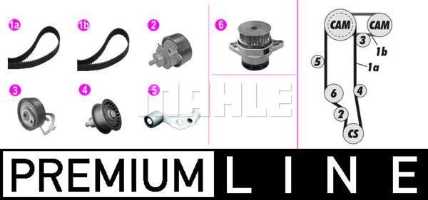 MAHLE CPK 33 000P - Water Pump & Timing Belt Set car-mod.net