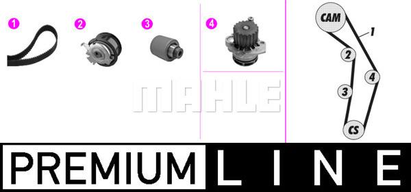 MAHLE CPK 28 000P - Water Pump & Timing Belt Set car-mod.net