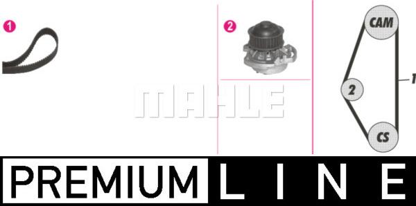 MAHLE CPK 23 000P - Water Pump & Timing Belt Set car-mod.net