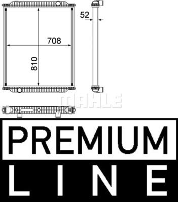 MAHLE CR 1153 000P - Radiator, engine cooling car-mod.net