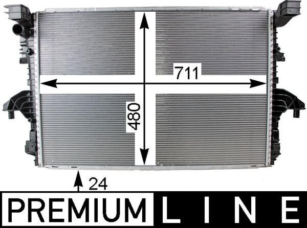 MAHLE CR 805 000P - Radiator, engine cooling car-mod.net