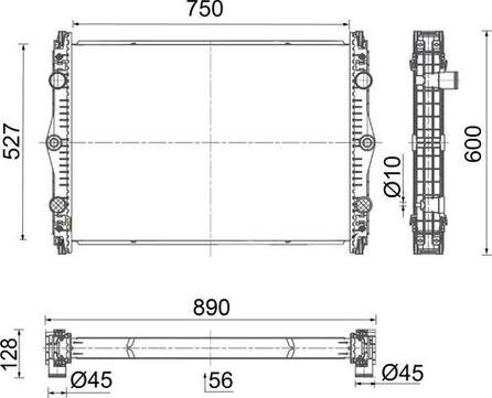 MAHLE CR 2705 000S - Radiator, engine cooling car-mod.net