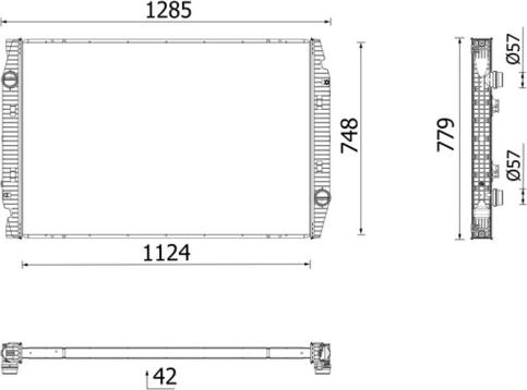MAHLE CR 2722 000P - Radiator, engine cooling car-mod.net