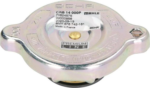 MAHLE CRB 14 000P - Sealing Cap, radiator car-mod.net