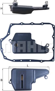 MAHLE HX 193D - Hydraulic Filter, automatic transmission car-mod.net