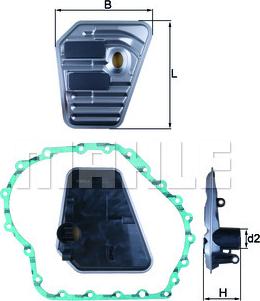 MAHLE HX 167D - Hydraulic Filter, automatic transmission car-mod.net
