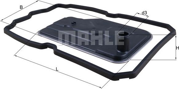 MAHLE HX 124D - Hydraulic Filter, automatic transmission car-mod.net