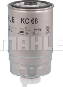 MAHLE KC 68 - Fuel filter car-mod.net
