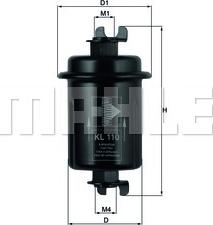 MAHLE KL 110 - Fuel filter car-mod.net