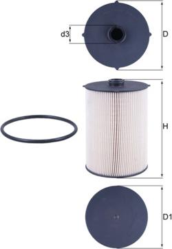MAHLE KX 481D - Fuel filter car-mod.net