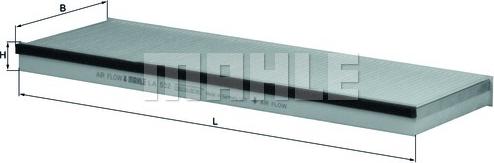 MAHLE LA 532 - Filter, interior air car-mod.net