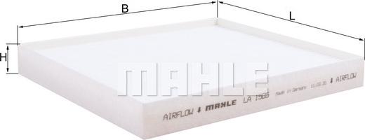 MAHLE LA 1505 - Filter, interior air car-mod.net