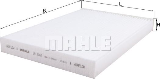MAHLE LA 1162 - Filter, interior air car-mod.net