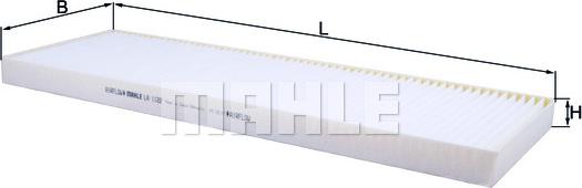 MAHLE LA 1122 - Filter, interior air car-mod.net