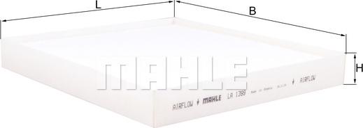 MAHLE LA 1399 - Filter, interior air car-mod.net