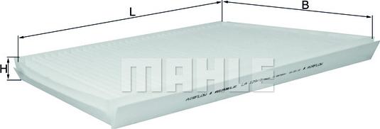 MAHLE LA 129/1 - Filter, interior air car-mod.net