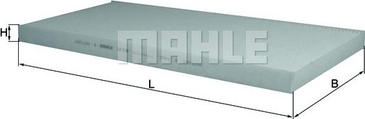 MAHLE LA 170 - Filter, interior air car-mod.net