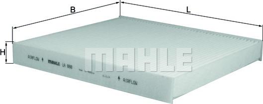 MAHLE LA 888 - Filter, interior air car-mod.net