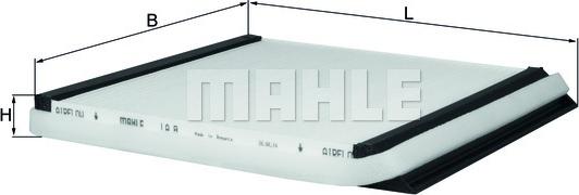 MAHLE LA 8 - Filter, interior air car-mod.net