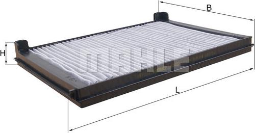 MAHLE LAK 1422 - Filter, interior air car-mod.net