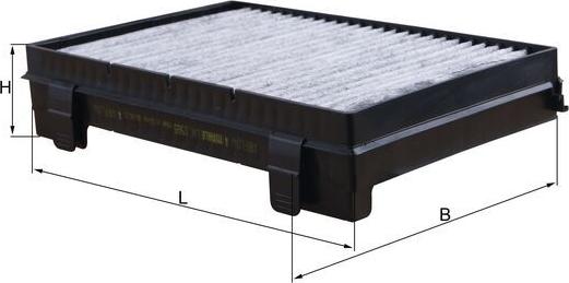 MAHLE LAK 1565 - Filter, interior air car-mod.net