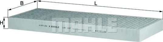MAHLE LAK 167 - Filter, interior air car-mod.net