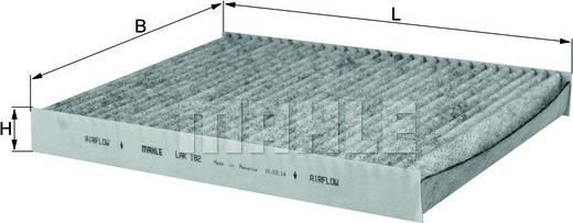 MAHLE LAK 182 - Filter, interior air car-mod.net