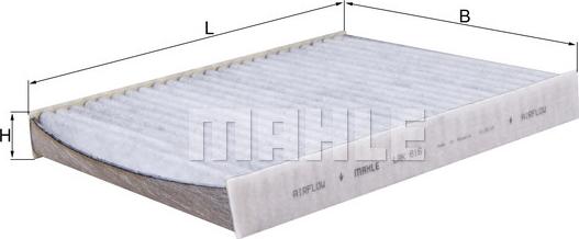 MAHLE LAK 816 - Filter, interior air car-mod.net