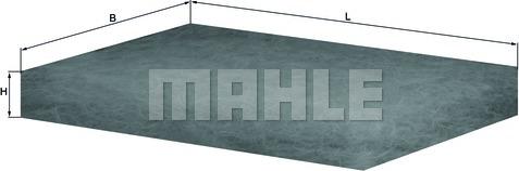 MAHLE LAP 12 - Filter, interior air car-mod.net