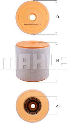 MAHLE LX 4961 - Engine Air Filter car-mod.net