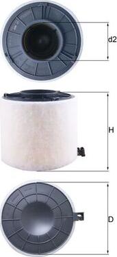 MAHLE LX 4407 - Engine Air Filter car-mod.net