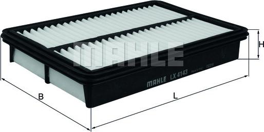 MAHLE LX 4143 - Engine Air Filter car-mod.net