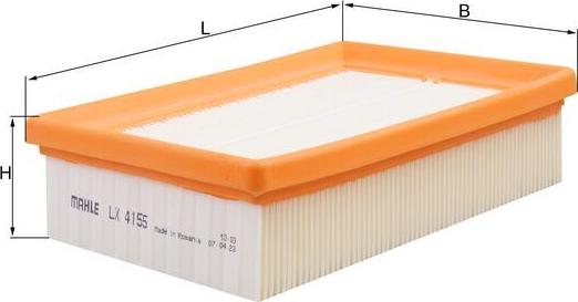 MAHLE LX4155 - Engine Air Filter car-mod.net