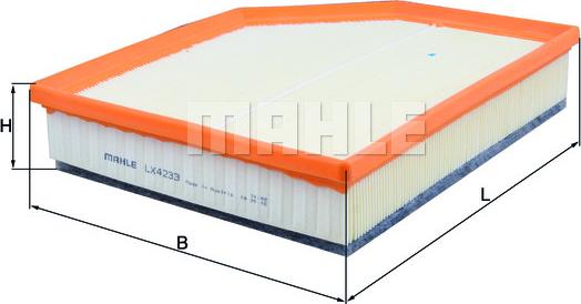 MAHLE LX 4233 - Engine Air Filter car-mod.net