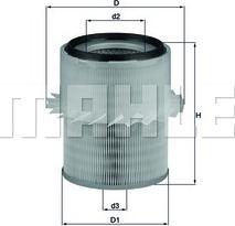 MAHLE LX 673 - Engine Air Filter car-mod.net