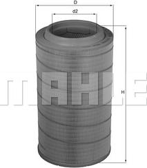 MAHLE LX 1956 - Engine Air Filter car-mod.net